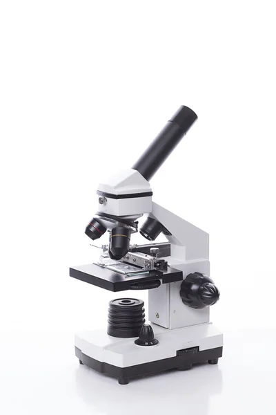 Light microscope on a white background — Stock Photo, Image