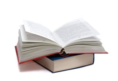 Diğer kitabın üstüne açık kitap
