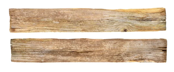 Beyaz arka plan üzerinde boş rustik ahşap işareti.