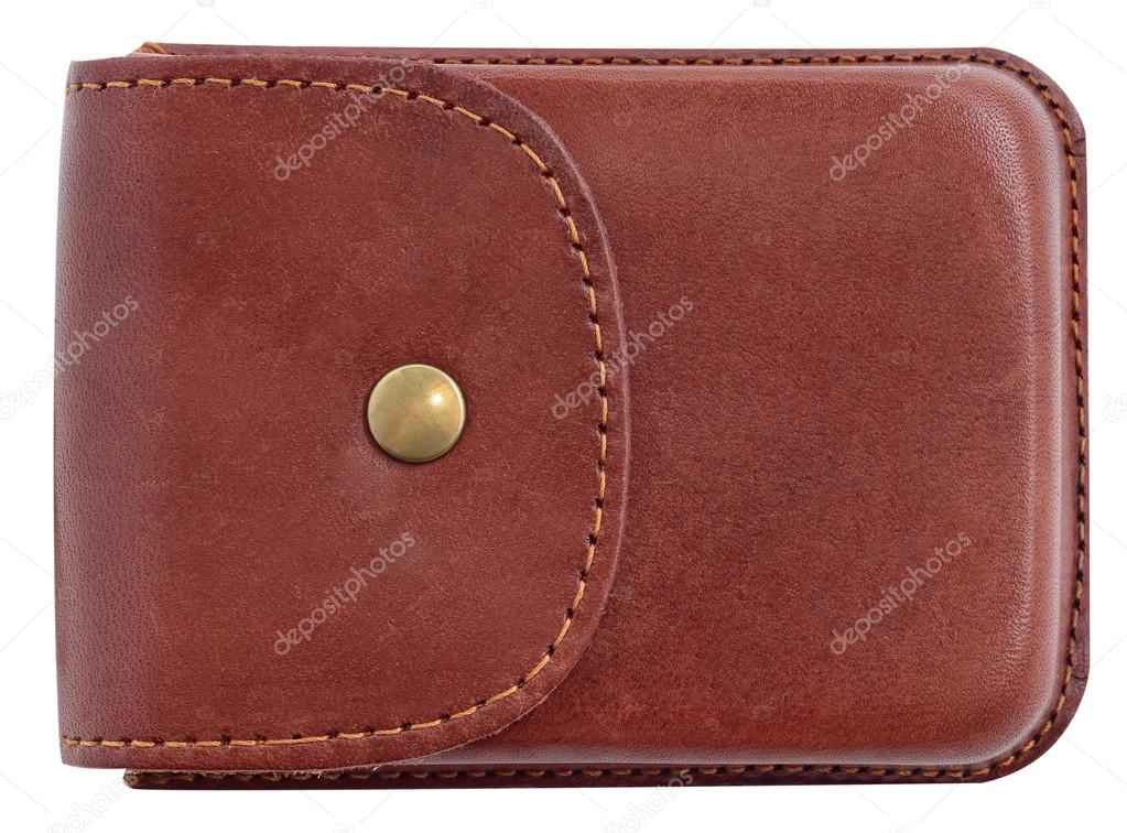 Luxury business card holder case made of leather.