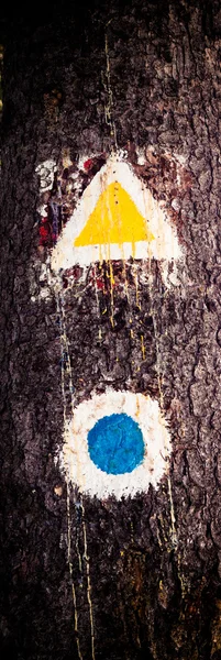 İki hiking işaretleri