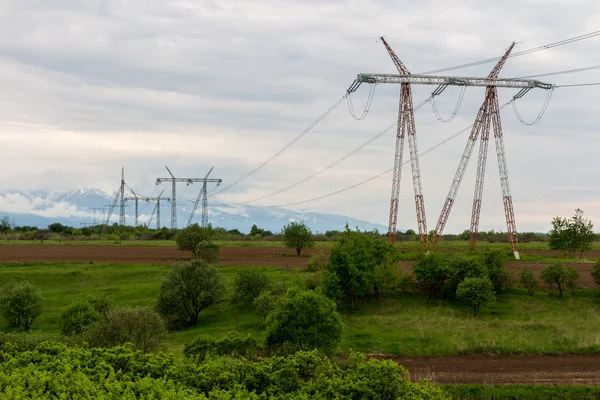 Bir alan üzerinde dev pilons
