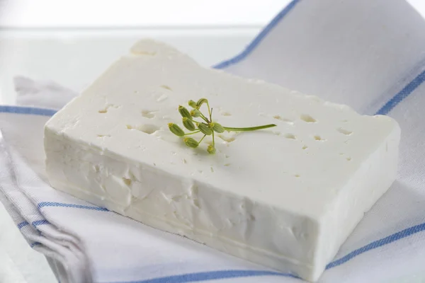 Greek feta cheese — Stock Photo, Image