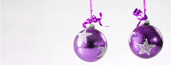 Decoração de Natal roxo — Fotografia de Stock