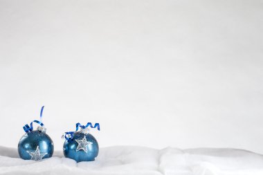 Mavi Noel dekorasyon