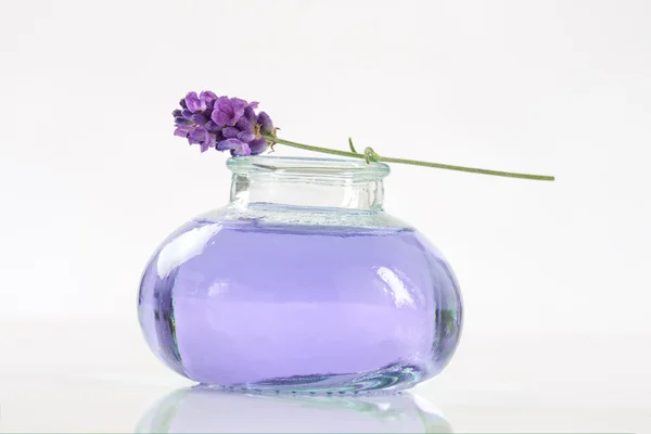 Olio essenziale di lavanda , — Foto Stock