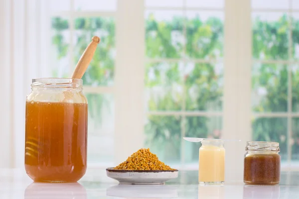 Still life  of honey, products — Stock Photo, Image
