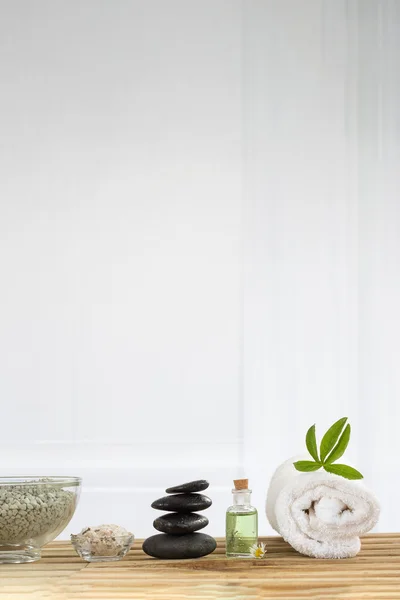 Spa aksesuarları ve zen taşlar