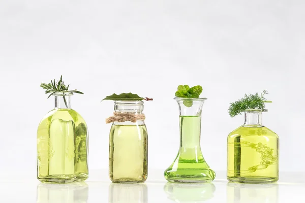 Bottles of  essential oils — Stock Photo, Image