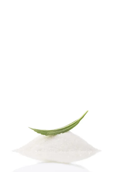 Аналог цукрового листя стевії підсолоджувач — стокове фото