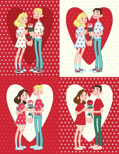 Carte Saint-Valentin. — Image vectorielle