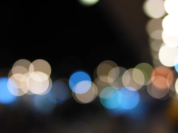 bokeh sokak ışıkları defocused arka plan