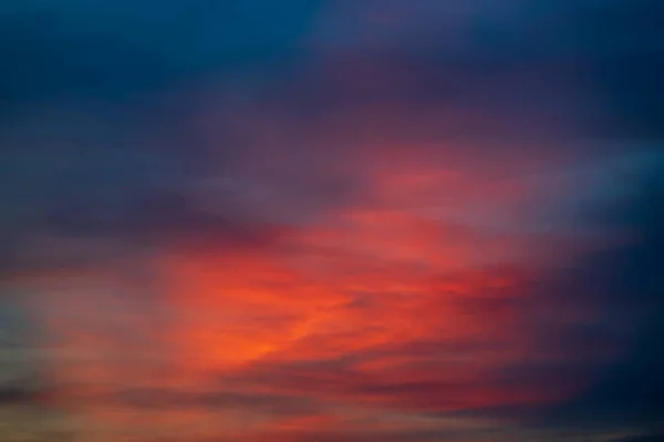 Cálido Sol Antes Del Amanecer Mañana Campo — Foto de Stock