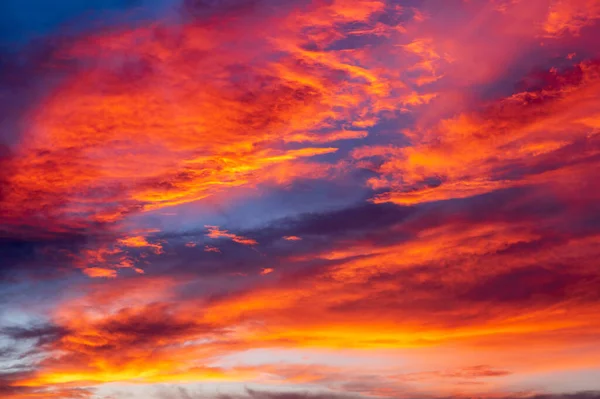 Warm Sunshine Sunset Evening Countryside — Stock Photo, Image