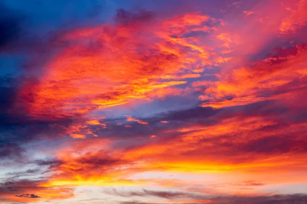 Warm Sunshine Sunset Evening Countryside — Stock Photo, Image