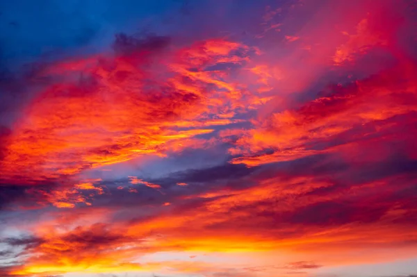 Cálido Sol Antes Puesta Del Sol Noche Campo — Foto de Stock