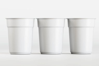 Model koleksiyonu için kupa paketleme beyaz rengi