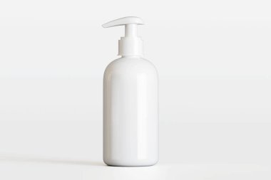 Kozmetik pompa modeli beyaz renk