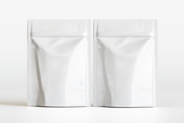 Kese beyaz renk 3d modelleme koleksiyonu