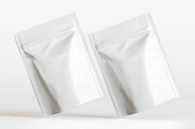 Kese beyaz renk 3d modelleme koleksiyonu