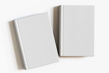 Gerçekçi kitap modelleme beyaz renk 3d canlandırmasıName
