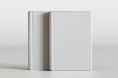 Gerçekçi kitap modelleme beyaz renk 3d canlandırmasıName