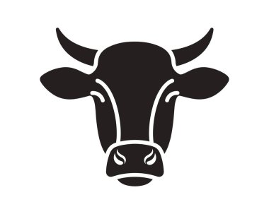 Boğa başlı siluet gücü ve gücü temsil ediyor.