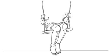 Halka çizgisi çizimi üzerinde egzersiz yapan jimnastikçi