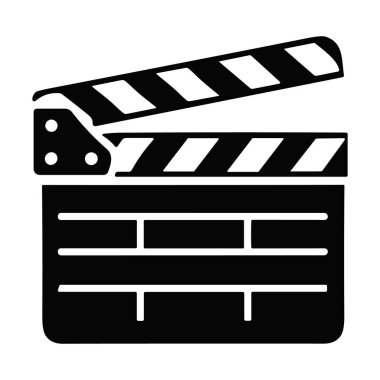 Film alkış tahtası ikon vektör illüstrasyonunu içeren vektör klasörü. Film Clapperboard Simgesi Vektör İllüstrasyonu Anahtar Kelimeler film klasörü, film silueti