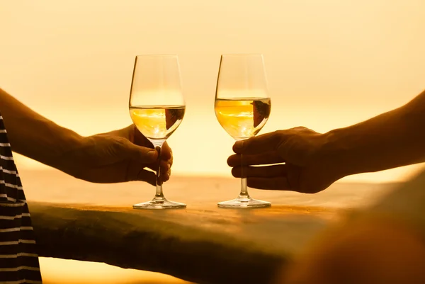 Drinken aan zee — Stockfoto