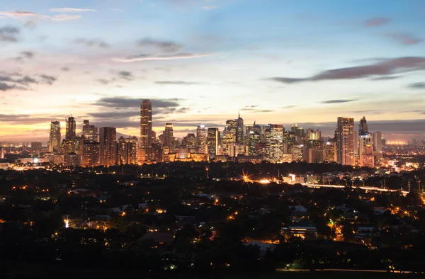 Manila à noite — Fotografia de Stock