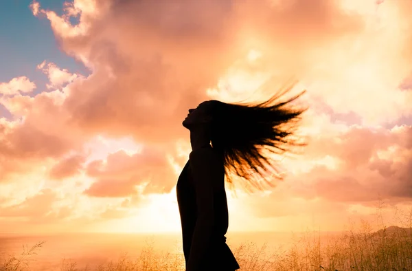 Mujer feliz libre — Foto de Stock