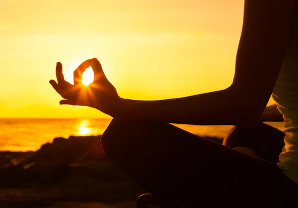 Koppla av och meditera — Stockfoto