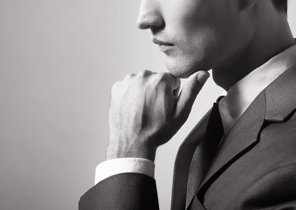 düşünme işadamı closeup