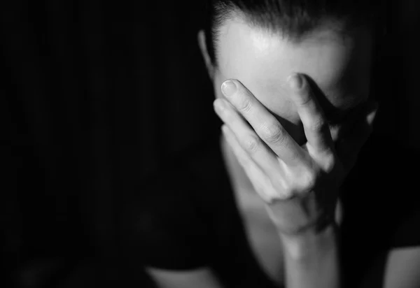 Sad young woman — Stock Photo, Image