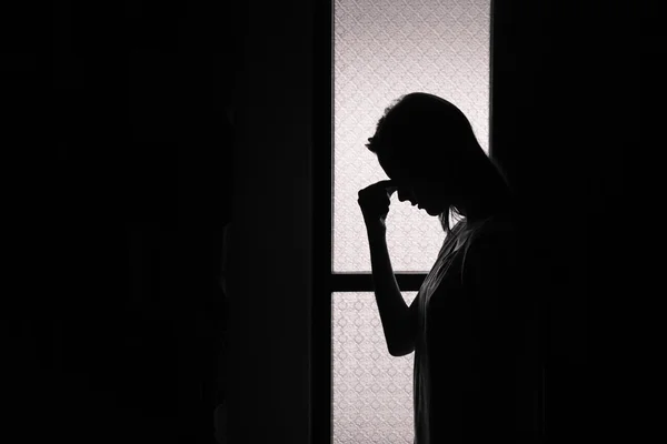 Sad young woman — Stock Photo, Image