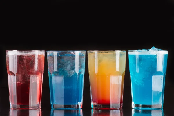 En serie av cocktail för kort bar — Stockfoto