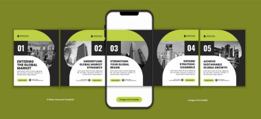 Küresel Pazarlama Kurumu Genişlemesi ve Uluslararası Büyüme İçin Markanızın Dünya Çapındaki İş Stratejisi Sosyal Medya Atlıkarınca Şablonunuzu Nasıl Ölçeklendirirsiniz