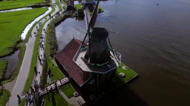 Zaan Hollanda 'da Zaanse Schans