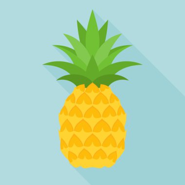 uzun gölge ile ananas simgesi