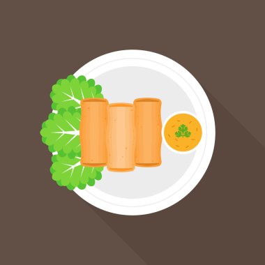 Bahar rulo Tay dili ve Çince gıda