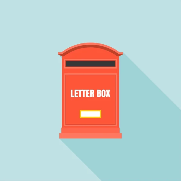 Mail box post illusztráció, Post box vektor — Stock Vector