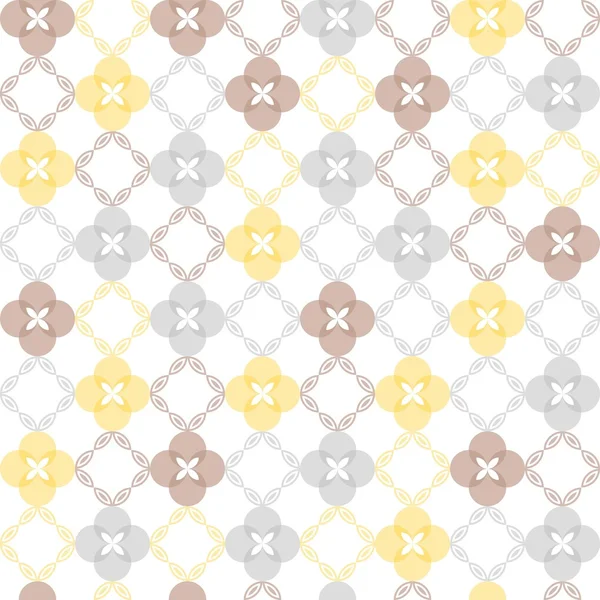 Seamless pattern. Classical geometrical texture, symmetrical — Stock Vector