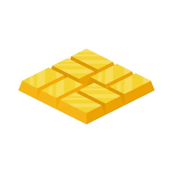 Gold, flaches Design — Stockvektor