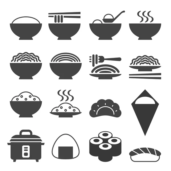 Vector icono de la cocina china — Vector de stock