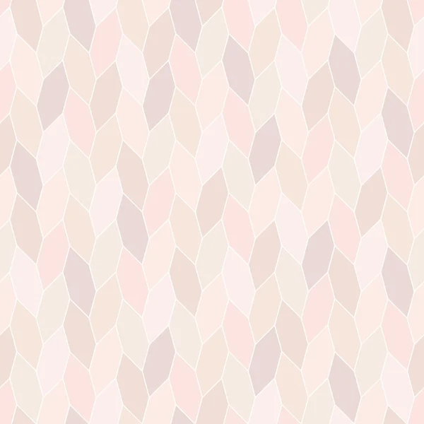 Wide hex twist seamless pattern, pastel tone background — Stock Vector