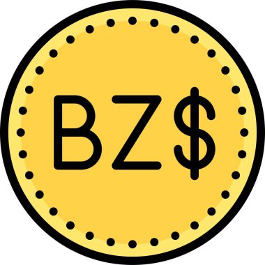 Belize dolar para ikonu, Belize 'de resmi para birimi