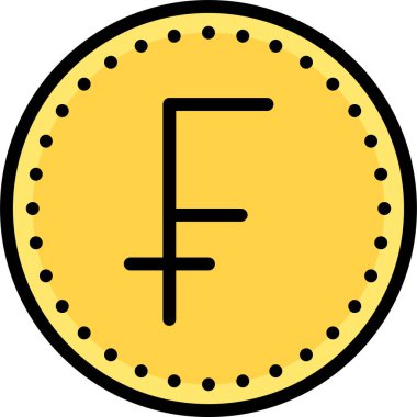 Fancs madeni para ikonu, franc herhangi birkaç birim para birimidir