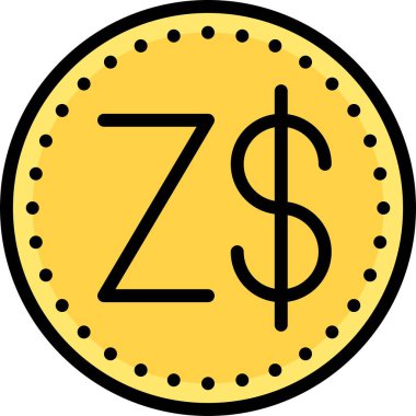 Zimbabve dolar ikonu, resmi Zimbabve para birimleri 1980-12 Nisan 2009