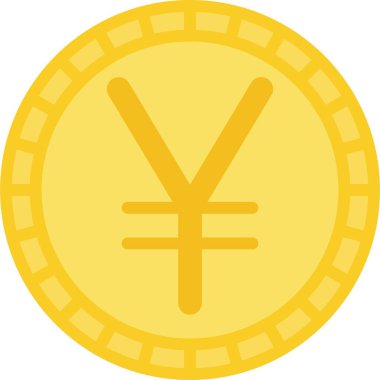 Yen ve Yuan madeni para simgesi, Japon yeni ve Çin yuanı için kullanılan para birimi simgesi.